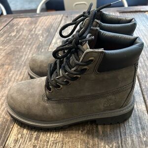 Boys Kids Timberland Grey Size 13Y Winter | Waterproof | Snow Boots